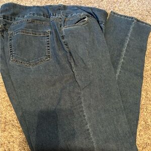 Woman Within Relaxed Fit Blue Jeans